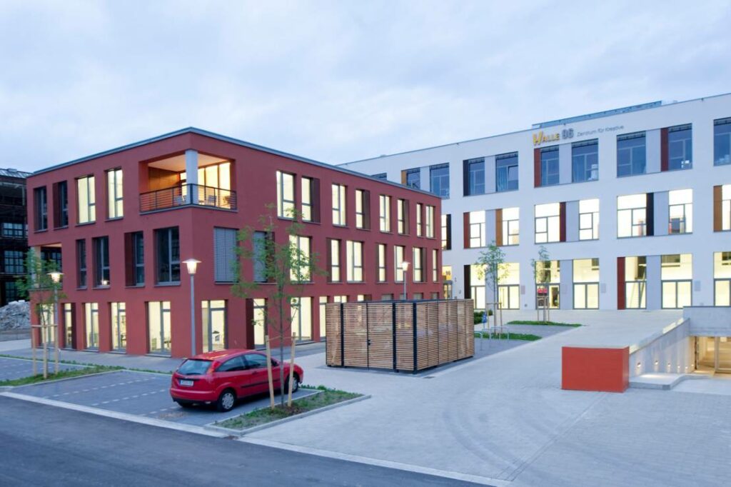 Coworking Space Halle 96 von außen