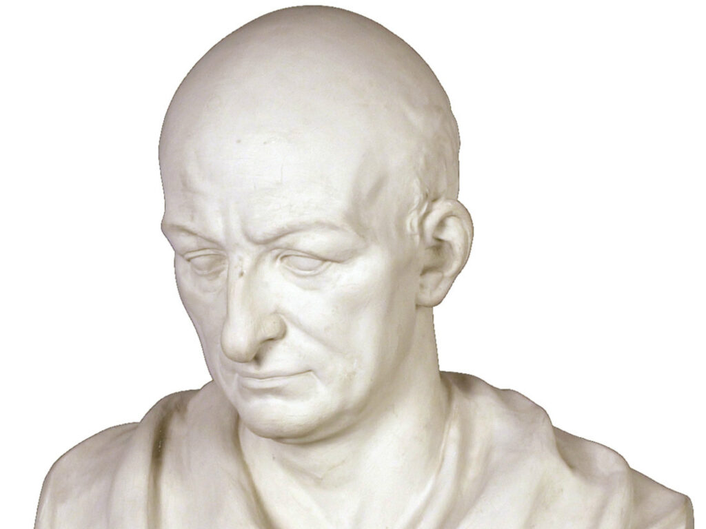 Лейбніц-тур, Товариство імені Готфріда Вільгельма Лейбніца, гіпсове погруддя