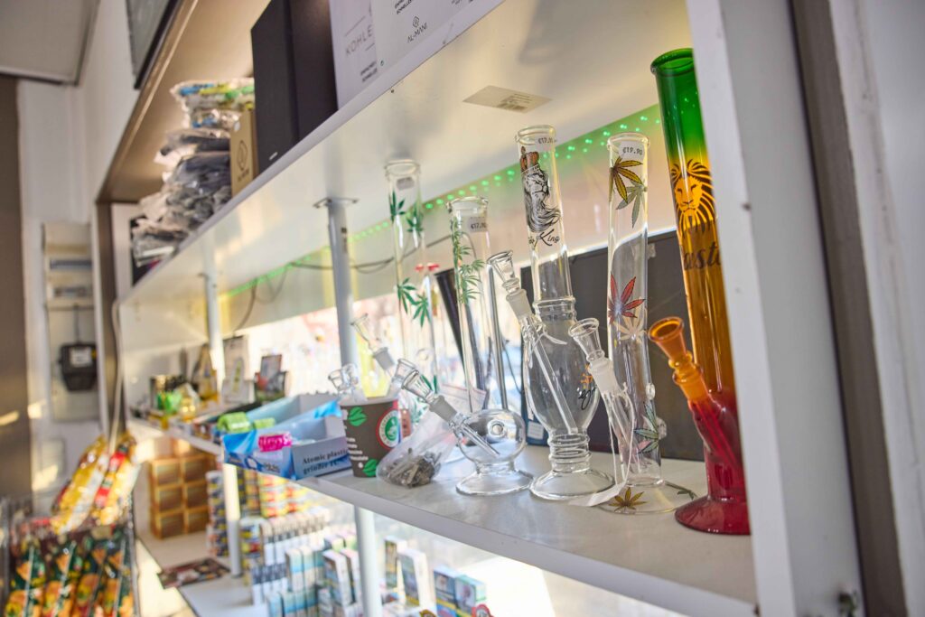 Shisha-Sortiment im Kiosk Suleimann, Schaumburgstraße Herrenhausen